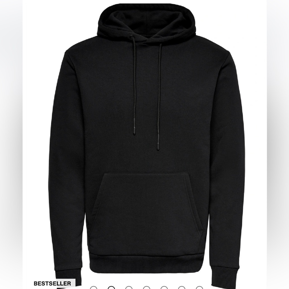 ONLY & SONS Black Hoodie Sweatshirt